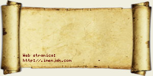 Jagodinka Andrić vizit kartica